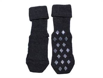 MP socks dark gray superwash wool non-slip (3-pack)