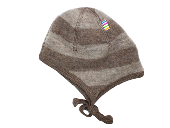 Joha cap for babies stripe wool