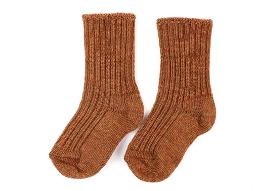 Joha stockings copper wool melange melange