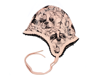 Petit by Sofie Schnoor baby bonnet with hundevalpe rose