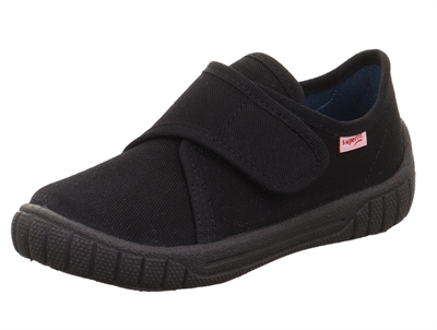 Superfit Bill slippers black with velcro