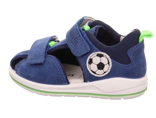Superfit Boomerang sandal blue with football