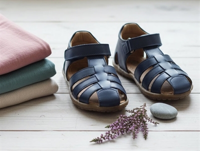 Naturino See sandal navy with velcro