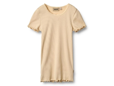 Wheat Katie t-shirt macadamia with lace