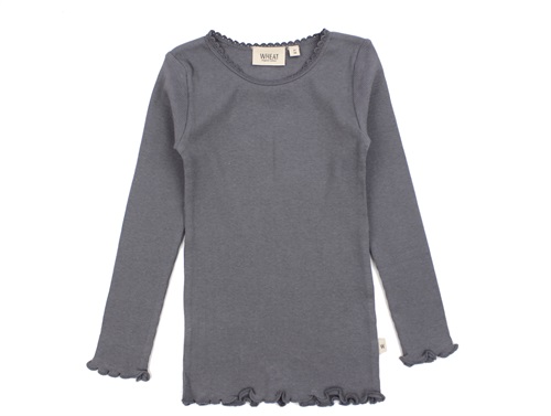 Wheat autumn sky t-shirt Reese rib lace