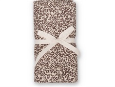 That's Mine flores red muslin swaddle