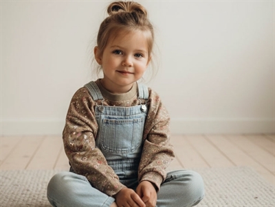 Wheat cocoa brown meadow sweatshirt Lia