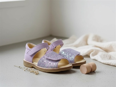 Angulus lilac confetti sandal glitter