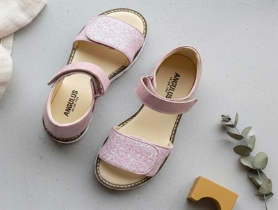 Angulus rosa sandal glitter