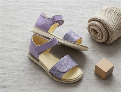 Angulus lilac confetti sandal glitter