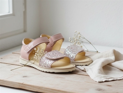 Angulus sandal rosebud glitter  