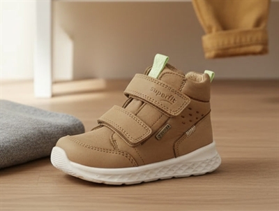 Superfit brown/light green transitional boot Breeze with GORE-TEX