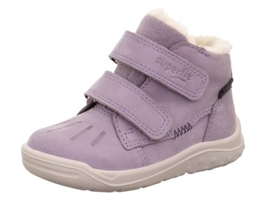 Superfit WHALEY winter first walker shoe purple with wool lining and GORE-TEX