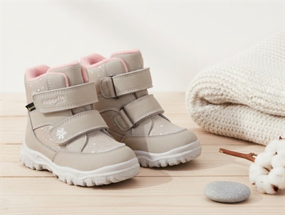 Superfit Husky1 winter boot beige/pink with GORE-TEX