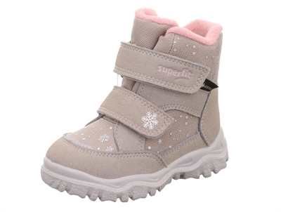 Superfit Husky1 winter boot beige/pink with GORE-TEX