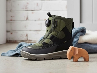 Superfit black/green winter boot Mars with GORE-TEX  