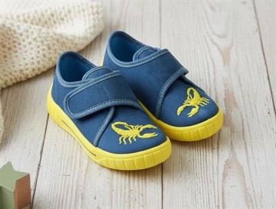 Superfit slippers Bill blau/gelb scorpion