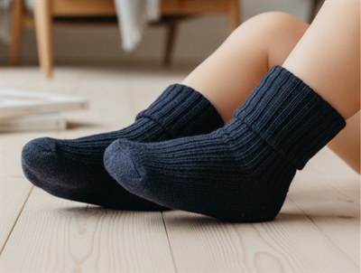 MP brown melange wool socks 