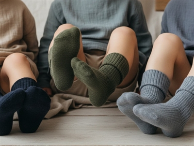 MP grey melange mix socks wool (3-pack)