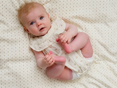 Cam Cam Copenhagen baby bedding with rowan print