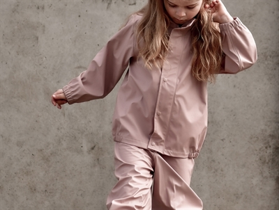 Mikk-line adobe rose rainwear pants and jacket