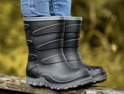 Mikk-Line thermal boot black with wool lining