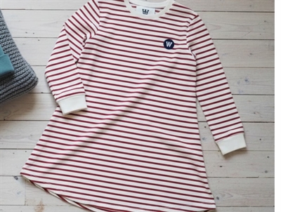 Wood Wood dress Aya off-white/red stripes