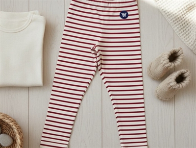 Wood Wood leggings Ira off-white/red stripes
