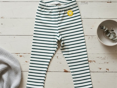 Wood Wood leggings Ira off-white/faded green stripes