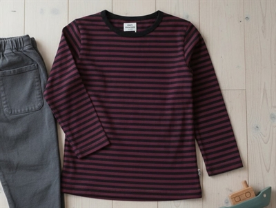 Mads Nørgaard t-shirt/blouse Tobino black/sassafras