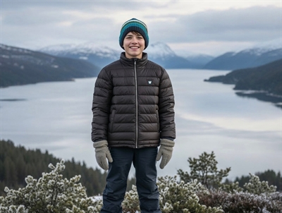 Wood Wood black coffee padded transition jacket Tris