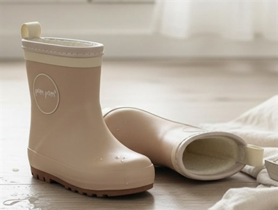 Pom Pom winter rubber boot boot rose