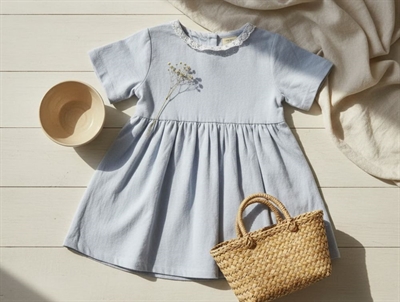 Wheat blue waves dress Elma