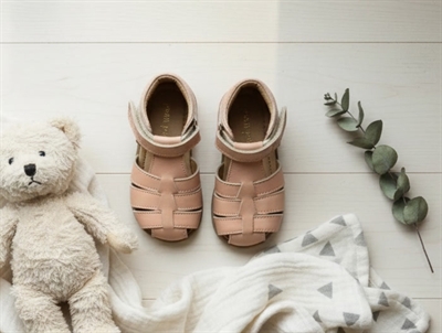 Pom Pom sandal rose with velcro