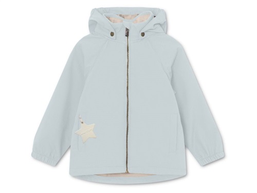 Mini A Ture pearl blue softshell jacket Aden