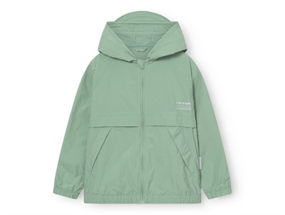 Mini A Ture Asla UV transitional jacket basil green with hood