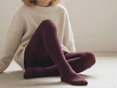 MP tights wool grape skin