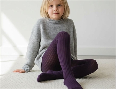 MP tights cotton dark purple