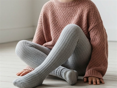 MP tights cotton gray (80cm-120cm)