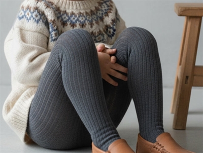 MP tights cotton dark gray (80cm-120cm)