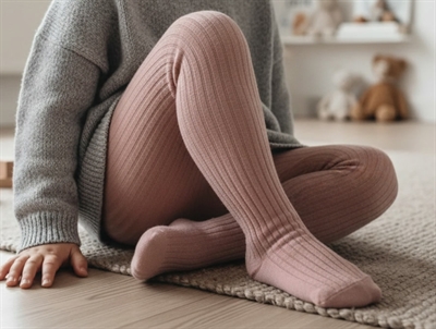 MP pantyhose rose gray cotton (80cm-120cm)