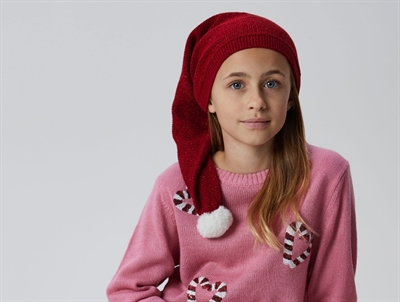 Name It Santa hat jester red with glitter