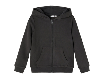 Name It black hoodie sweatcardigan