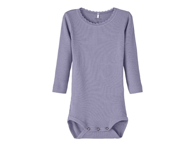 Name It heirloom lilac melange rib body