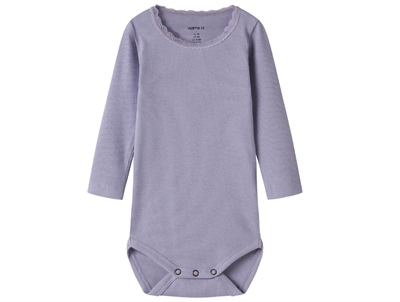 Name It body satellite melange with lace edge