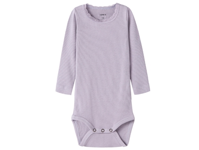 Name It body satellite melange with lace edge
