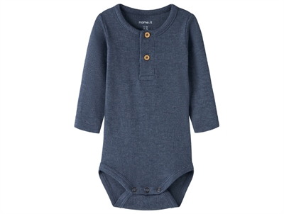 Name It body satellite melange with lace edge