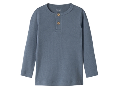 Name It rib blouse dark sapphire with buttons