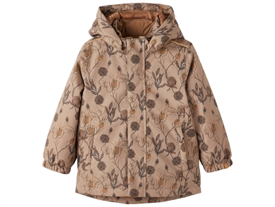 Lil Atelier winter jacket sinopia fresco print
