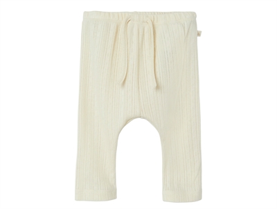 Lil Atelier pants turtledove hole pattern